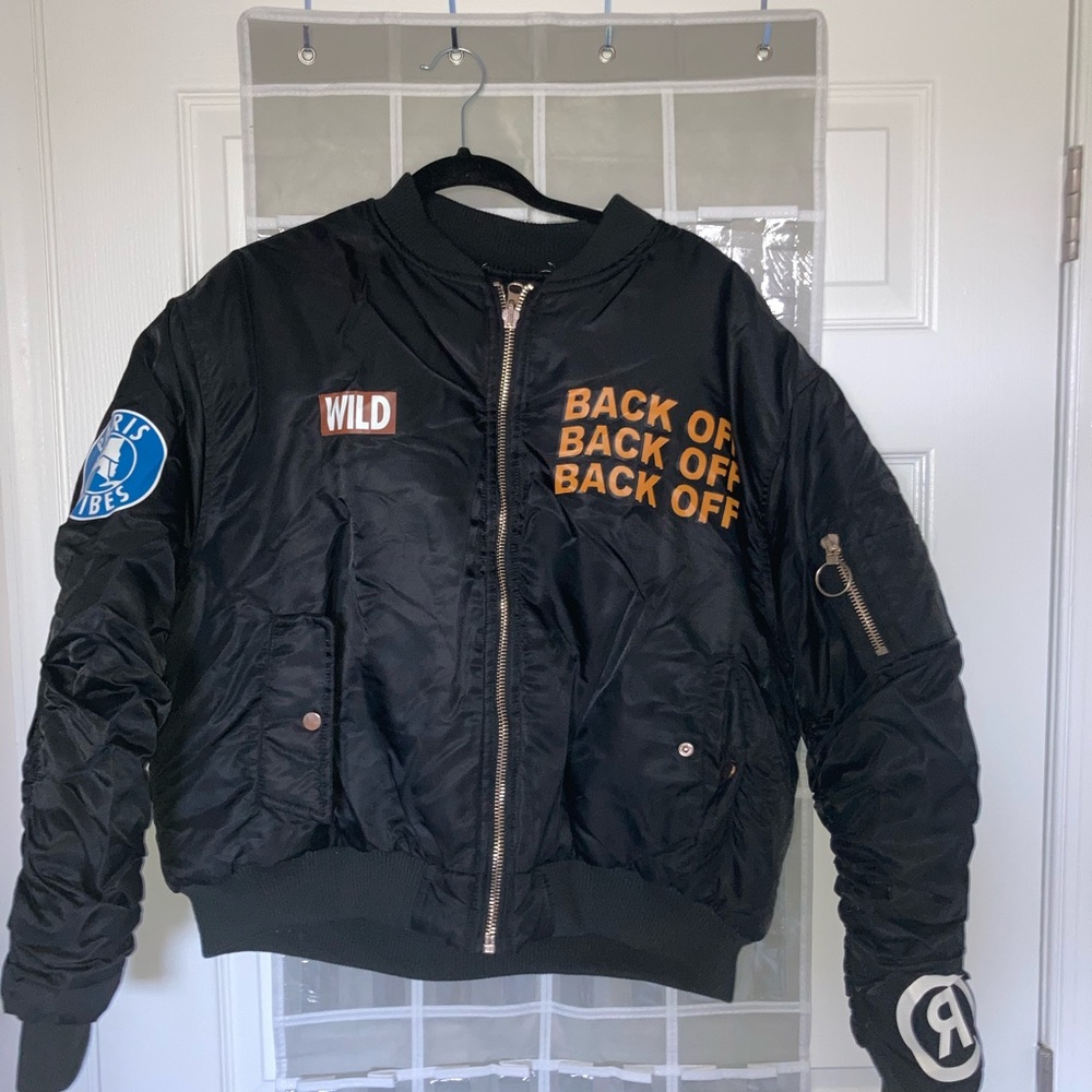 Reversible biker jacket